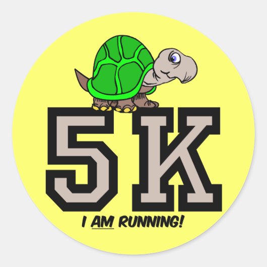 5Kランナー ラウンドシール (正面)