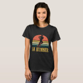 5kランニングデザイン5kランナーギフト tシャツ (正面フル)