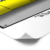 5Kレースユーモアのポスターギフト ポスター (角)