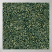 5K伝統的デザイン中国の背景ウォールアート ポスター (正面)