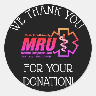 5K/イベント感謝してい寄付 ラウンドシール