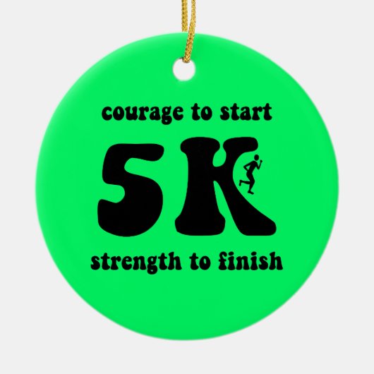 5K セラミックオーナメント (正面)