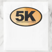5K 楕円形シール (バッグ)