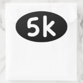 5k 楕円形シール (バッグ)