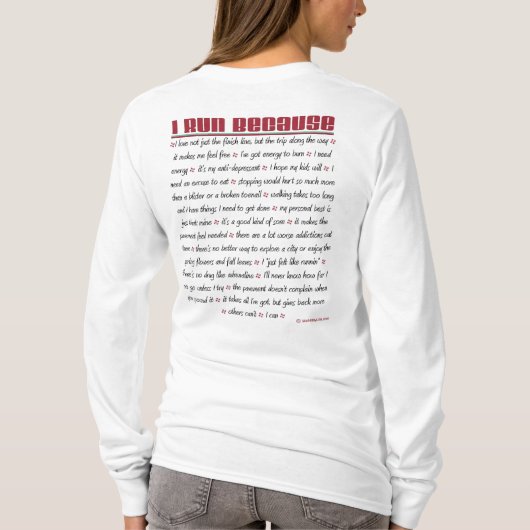 5K - I走られるので Tシャツ (裏面)