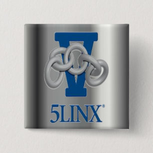 5LINX銀製のロゴPin 缶バッジ