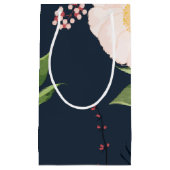 5lx3wx8.5h小抱き枕ベビーピンクCosmos on Navy スモールペーパーバッグ (正面)