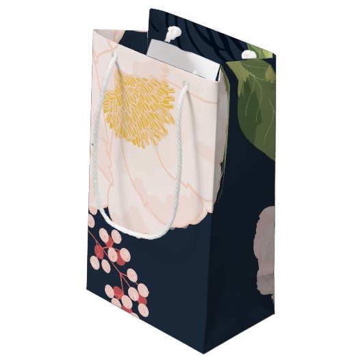 5lx3wx8.5h小抱き枕ベビーピンクCosmos on Whit スモールペーパーバッグ (裏面アングル)