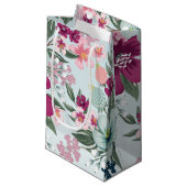 5lx3wx8.5h小抱き枕熱帯花オンブルー スモールペーパーバッグ (正面アングル)