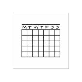 5mmドットグリッドジャーナル習慣トラッカー月カレンダー ラバースタンプ (インプリント)