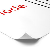 5mm丸型発光ダイオードLEDの図 ポスター (角)