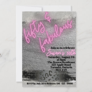 5Oおよびファブリー 招待状