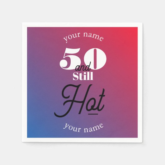 5Oとまだ熱 スタンダードカクテルナプキン (正面)