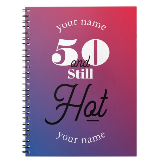 5Oとまだ熱 ノートブック (正面)