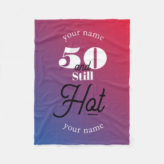 5Oとまだ熱 フリースブランケット (正面)