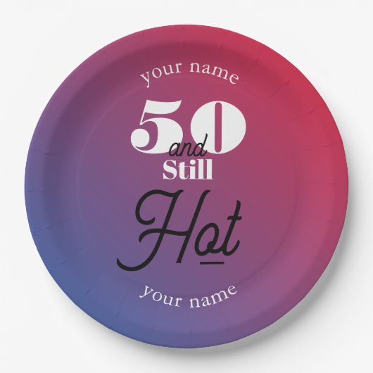 5Oとまだ熱 ペーパープレート (正面)