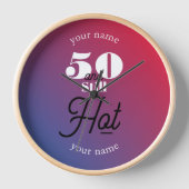 5Oとまだ熱 壁時計 (正面)