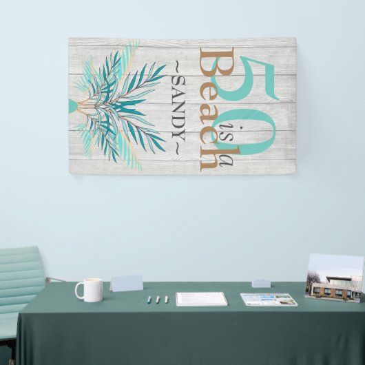 5Oはビーチ50番目のビーチ沿岸誕生日 横断幕 (トレードショー)