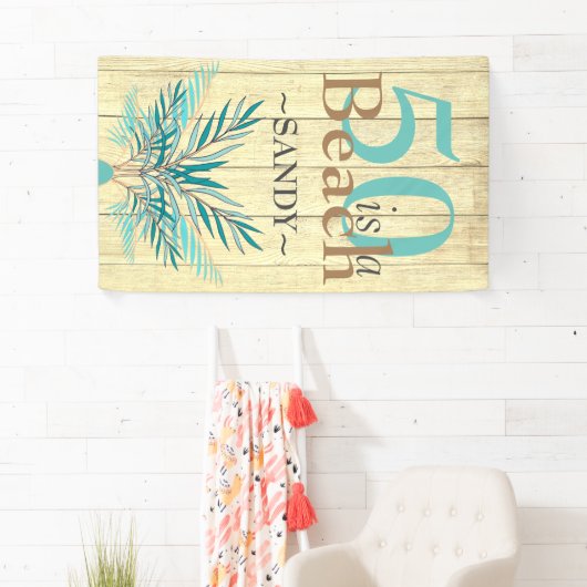 5Oはビーチ50番目のビーチ沿岸誕生日Ba 横断幕 (インサイチュ)