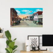 5thおよびメイン通りコーナーからのウエスタンビュー ポスター (ホームオフィス)