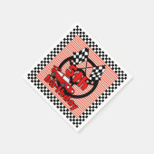 5thカーレース誕生日紙ナプキンス スタンダードカクテルナプキン (角)