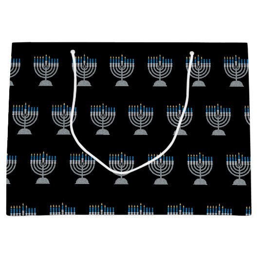 5thナイトオブハヌカーグリッター大抱き枕 ラージペーパーバッグ (正面)