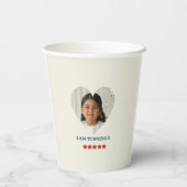 5thバースデーパーティーサーカステーマフォトコラージュ 紙コップ (裏面)