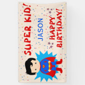 5thバースデーパーティーバナーすごい- Kid! 横断幕 (縦)