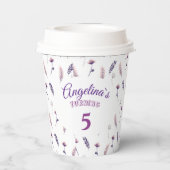 5thバースデーパーティー紙カップ。 紙コップ (裏面)