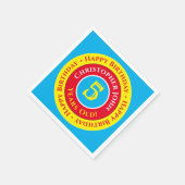 5thバースデーパーティー紙ナプキンス スタンダードカクテルナプキン (角)