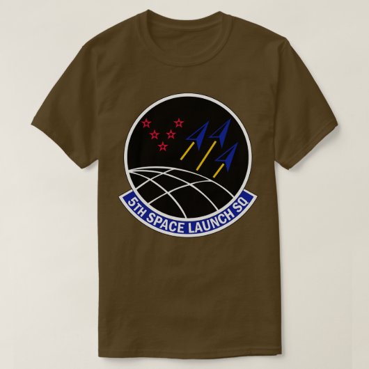 5th宇宙発射隊のテキスト tシャツ (デザイン正面)