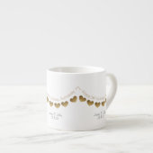 5th木の結婚記念日のバンティング エスプレッソカップ (正面右)