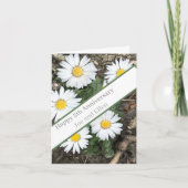 5th記念日、編集可能 カード (正面)