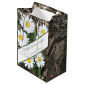 5th記念日、編集可能 ミディアムペーパーバッグ (正面アングル)