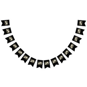 5th誕生日またはアニバーサリーパーティースパーカーラー バンティングフラッグ