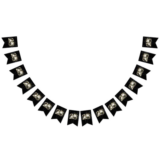 5th誕生日またはアニバーサリーパーティースパーカーラー バンティングフラッグ (全)