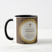 5th調整記念日WOOD – 任意の聖職者 マグカップ (左)