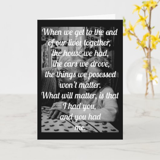 **5th***の記念結婚カードで カード (黄色い花)