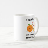 5th Anniversary Coffee Cup Fruit Anniversary コーヒーマグカップ (正面右)