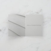 5th Anniversary Wood、編集可能 カード (内部)