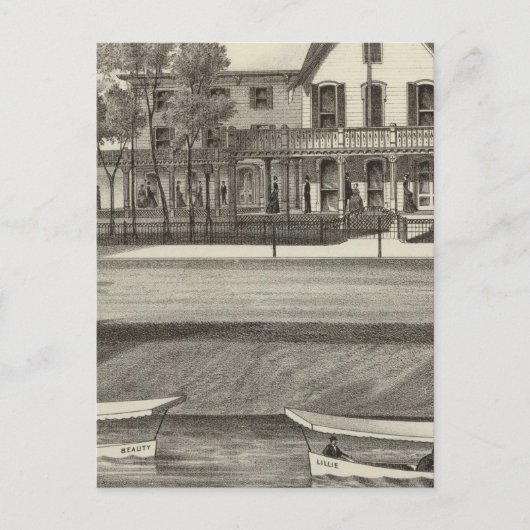 5th Avenue House,海ビーチ, NJ ポストカード (正面)