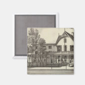 5th Avenue House,海ビーチ, NJ マグネット (正面/裏面)