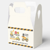 5th birthday boy construction theme フェイバーボックス (オープン)