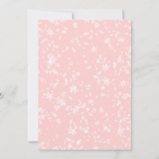 5th Birthday Christmas Party Invitation 招待状 (裏面)