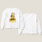 5th Birthday Dump Druck construction theme Party  (デザイン 正面＆背面)