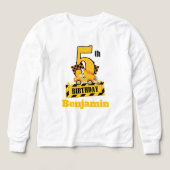 5th Birthday Dump Druck construction theme Party  (デザイン正面)