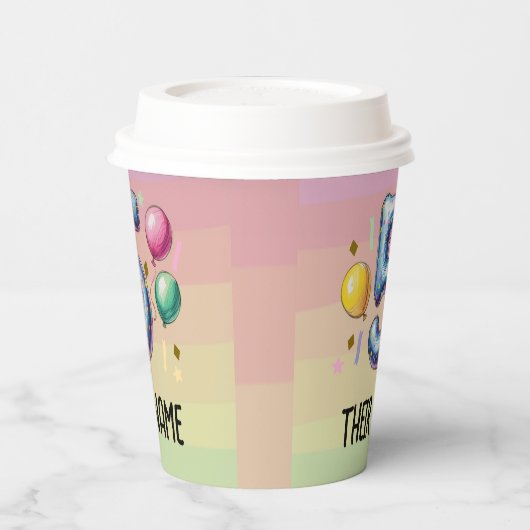 5th birthday party no theme 紙コップ (左)