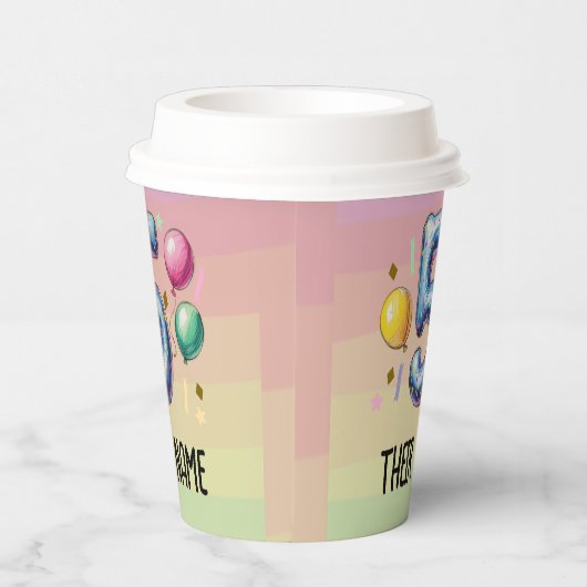 5th birthday party no theme 紙コップ (右)