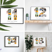 5th Birthday Photo Collage Poster Keepsake ポスター