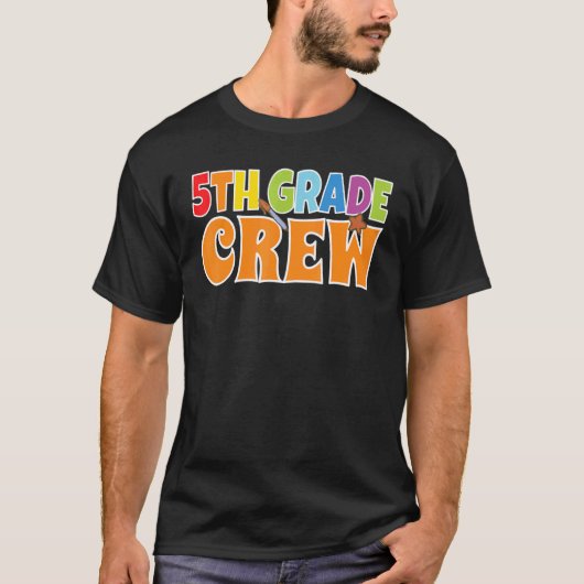 5th Grade Crew Boys Fifth Grade 5th Class School Tシャツ (正面)